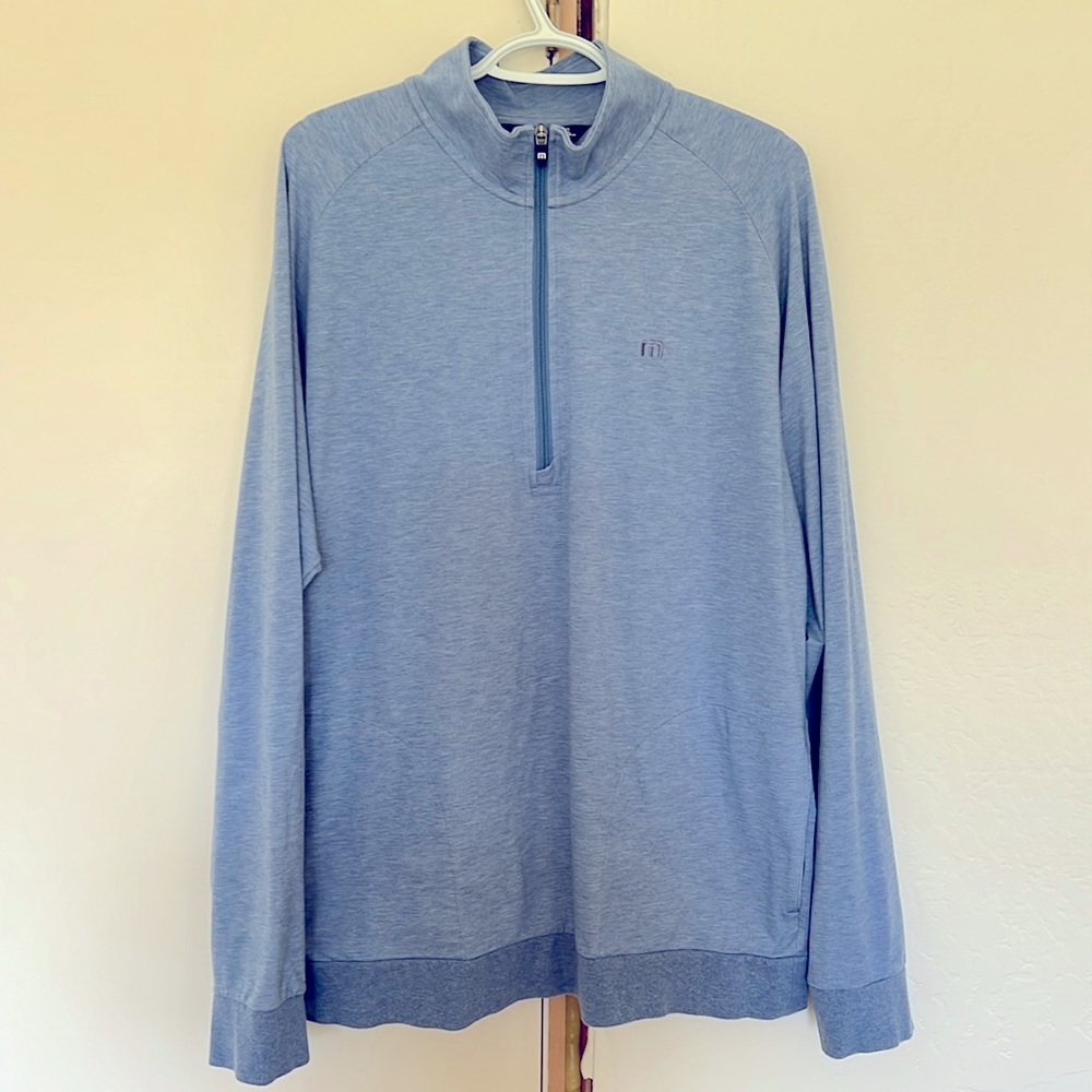Travis Mathew half zip new